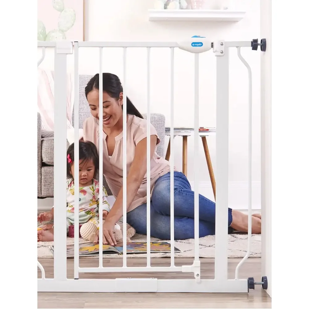 Baby Gate Extra Wide - Bardzo szeroka metalowa bramka zabezpieczająca dla