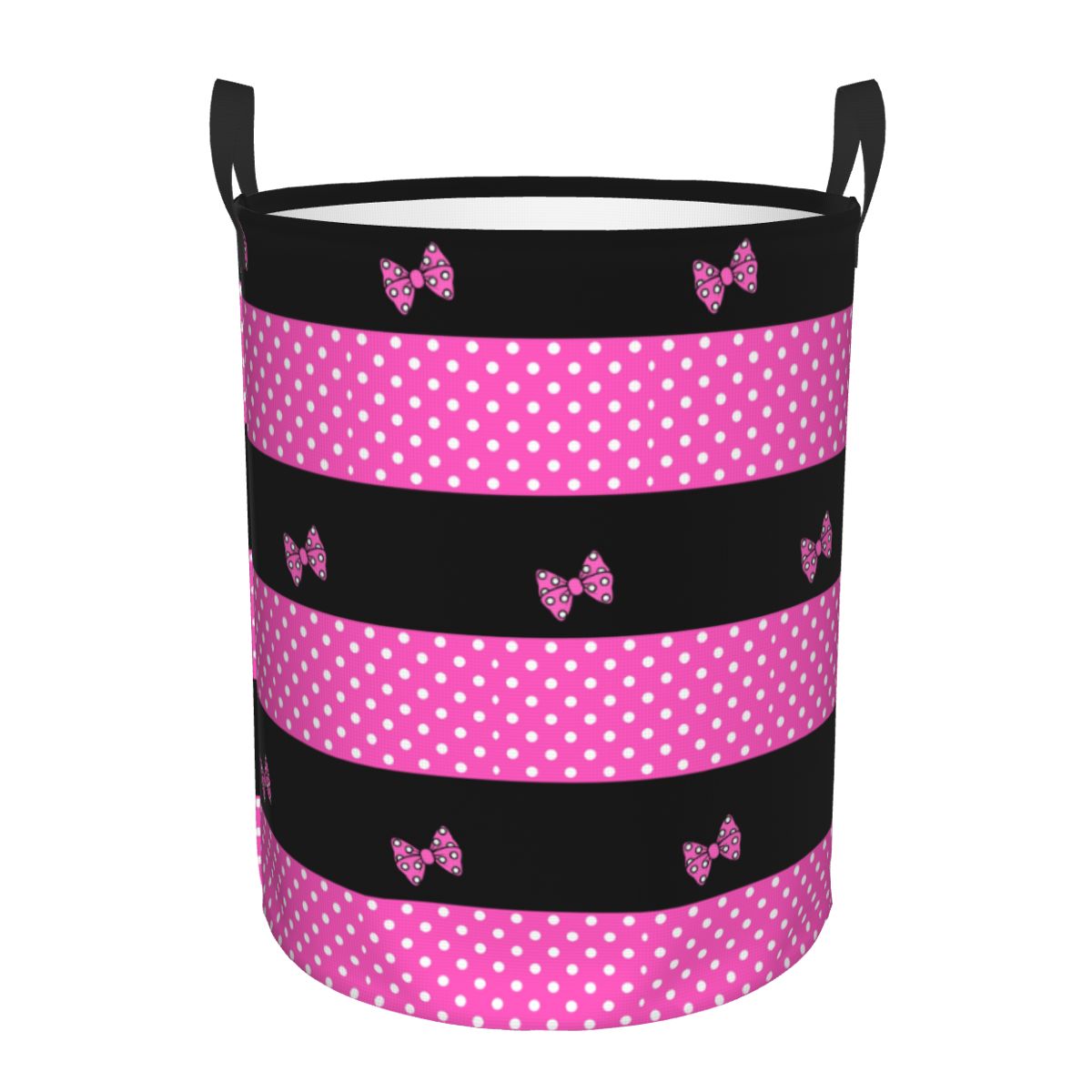 Laundry Hamper Nursery - Niestandardowy różowy kosz na pranie Minnie
