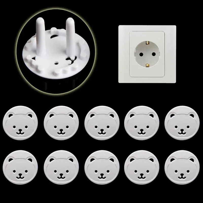 Outlet Cover Childproof - 10 szt. Osłona gniazda zasilania UE