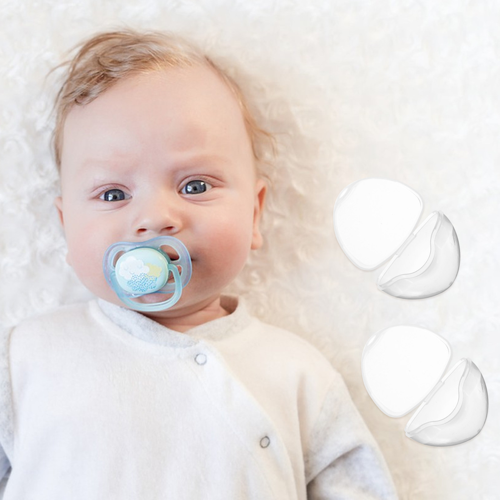 Diaper Wallet Portable - 5 szt. przenośnych pojemników na smoczki,