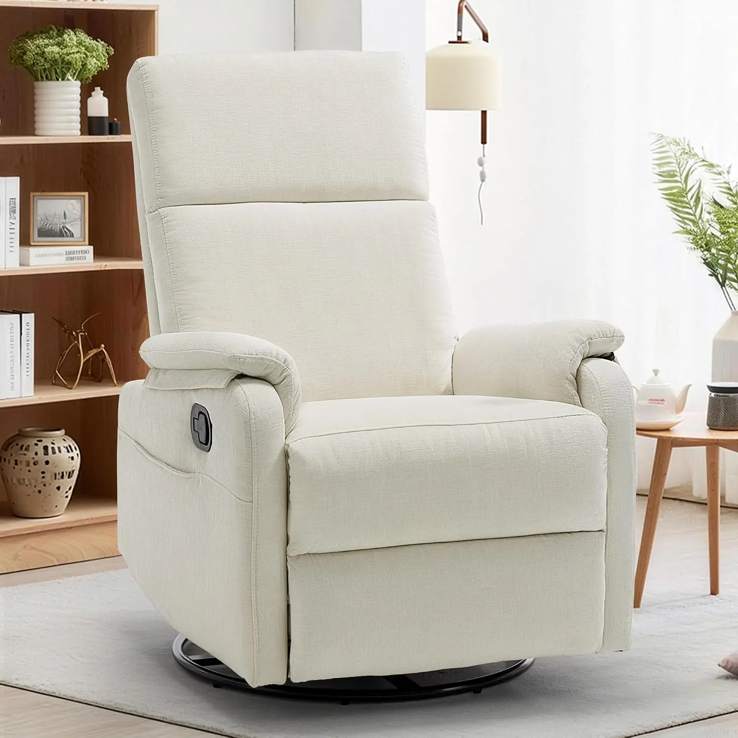 Rocking Chair Nursery - Fotel rozkładany Korser, obrotowy fotel rozkładany