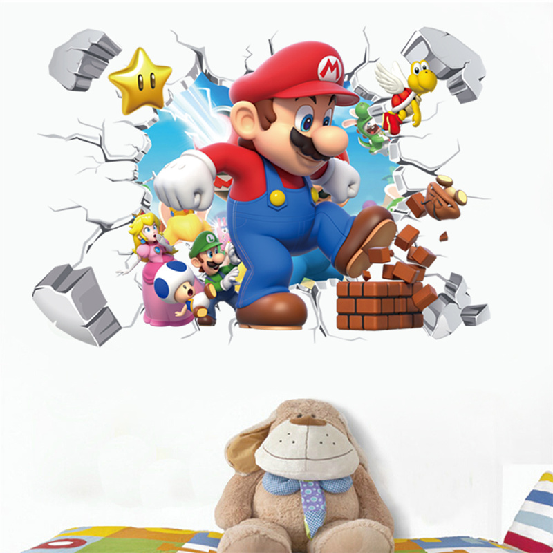 Baby Nursery Games - Naklejki ścienne 3D z postaciami z