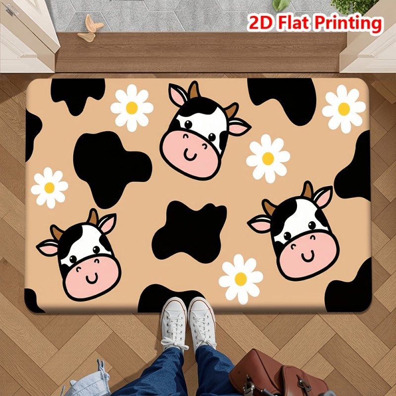 Baby Nursery Jungle Rug - Wycieraczka Safari Zwierzęta Słoń Żyrafa Małpa