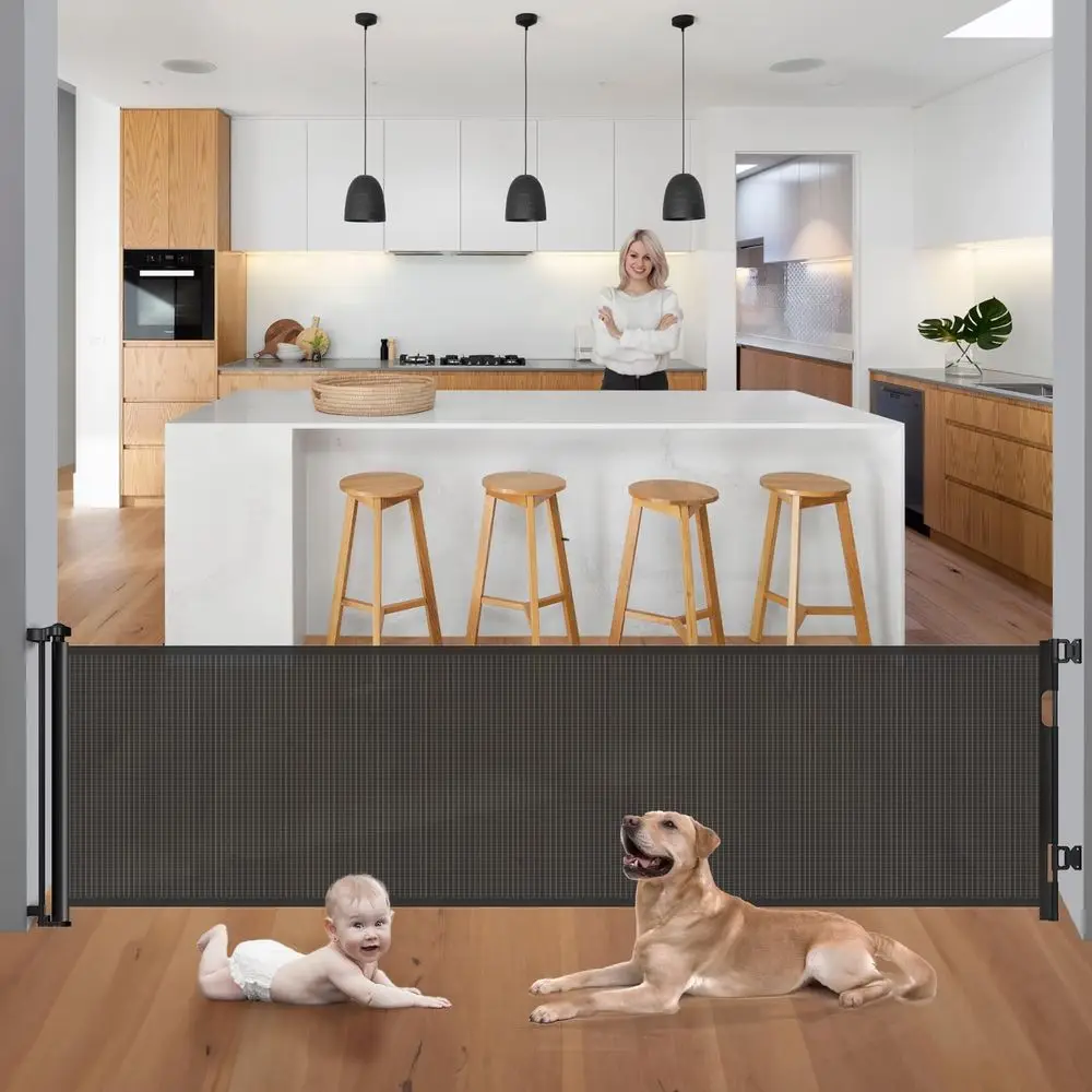 Baby Gate Extra Wide - Rozsuwana, bardzo szeroka bramka zabezpieczająca dla
