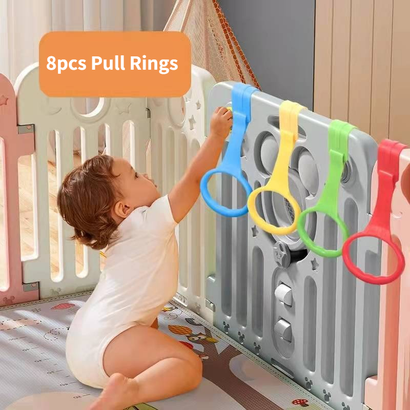 Baby Nursery Hooks - 8 szt. Pierścieni do Zabawek do