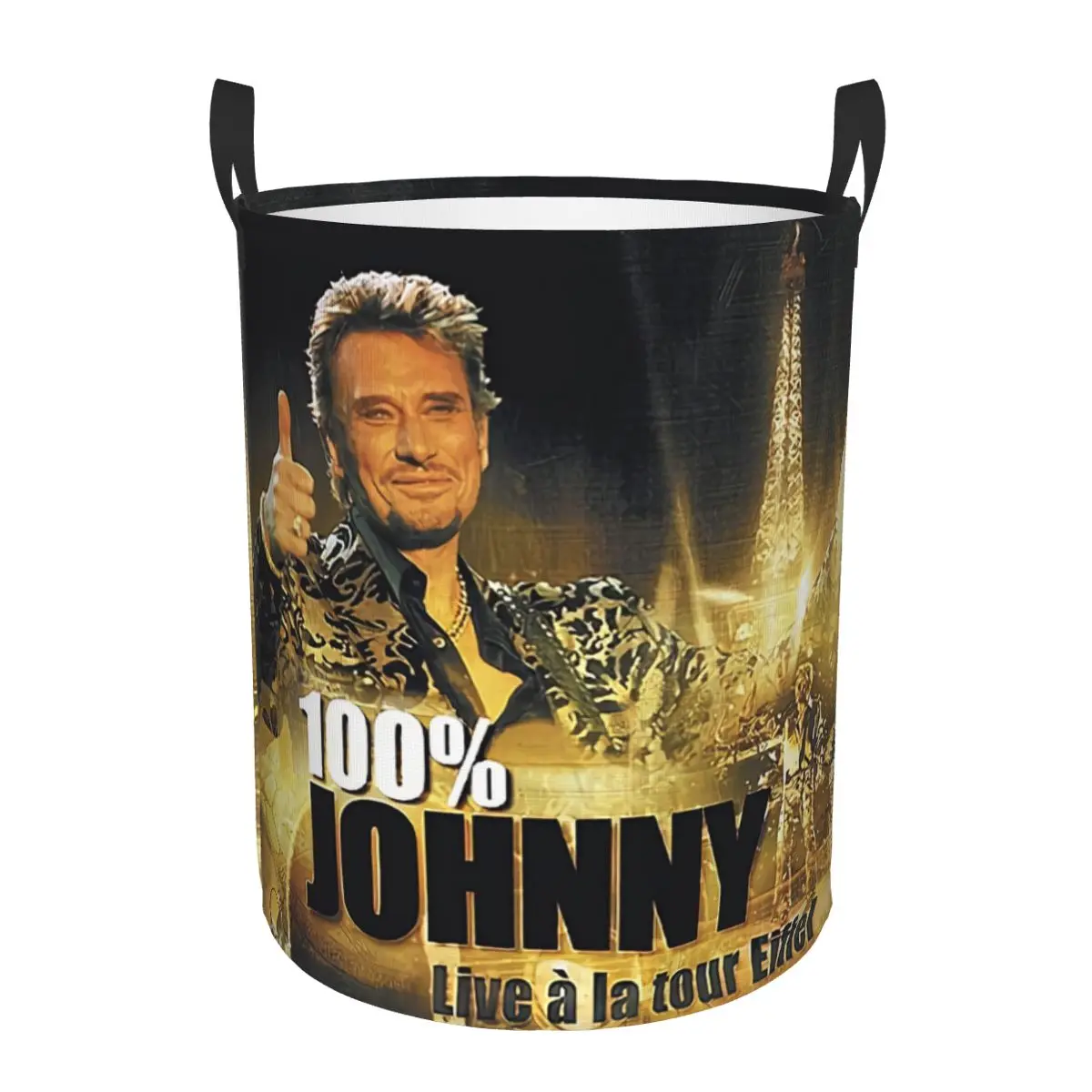 Laundry Hamper Nursery - Kosz na pranie Johnny Hallyday Składany