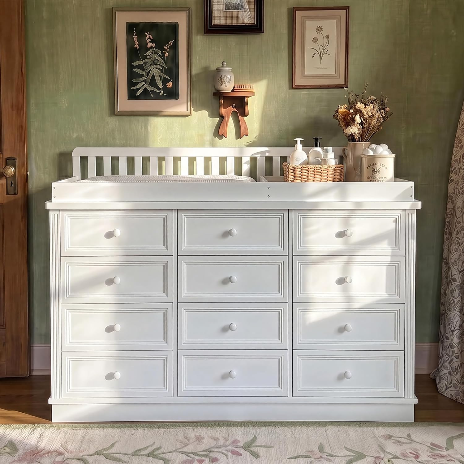 Baby Nursery Table - Komoda z przewijakiem dla niemowląt, 100%