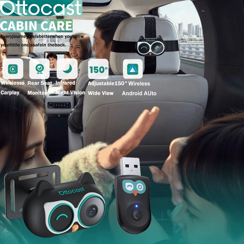 Wearable Baby Monitor - Adapter Ottocast Cabin Care Wireless CarPlay