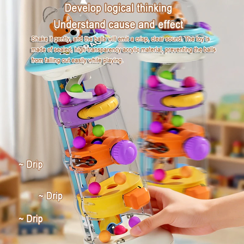 Zabawka Montessori - Wieża z k – Baby Nursery Table recenzja i cena