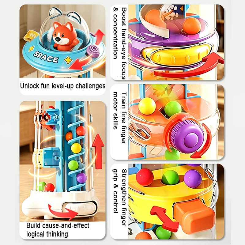 Zabawka Montessori - Wieża z k – Baby Nursery Table recenzja i cena