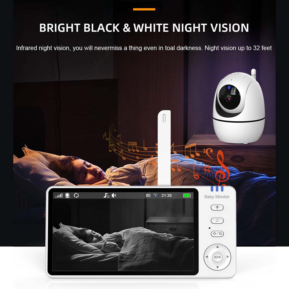 5-calowa elektroniczna niania  – Wearable Baby Monitor recenzja i cena