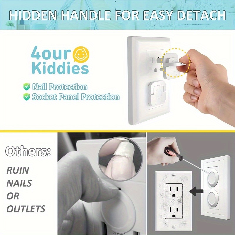 12/50 szt. Osłonki na gniazdka – Outlet Cover Childproof recenzja i cena