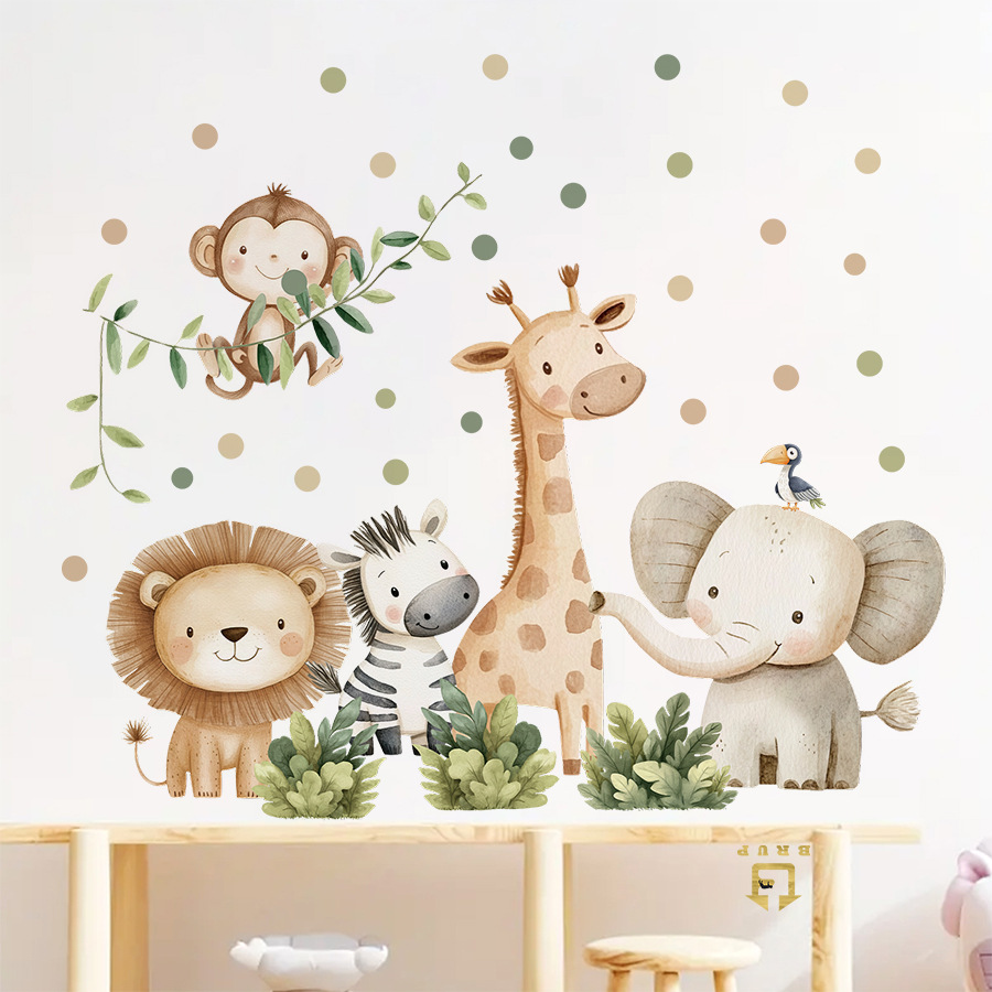 Naklejki ścienne Boho Las Zwie – Baby Nursery Decor Boy recenzja i cena