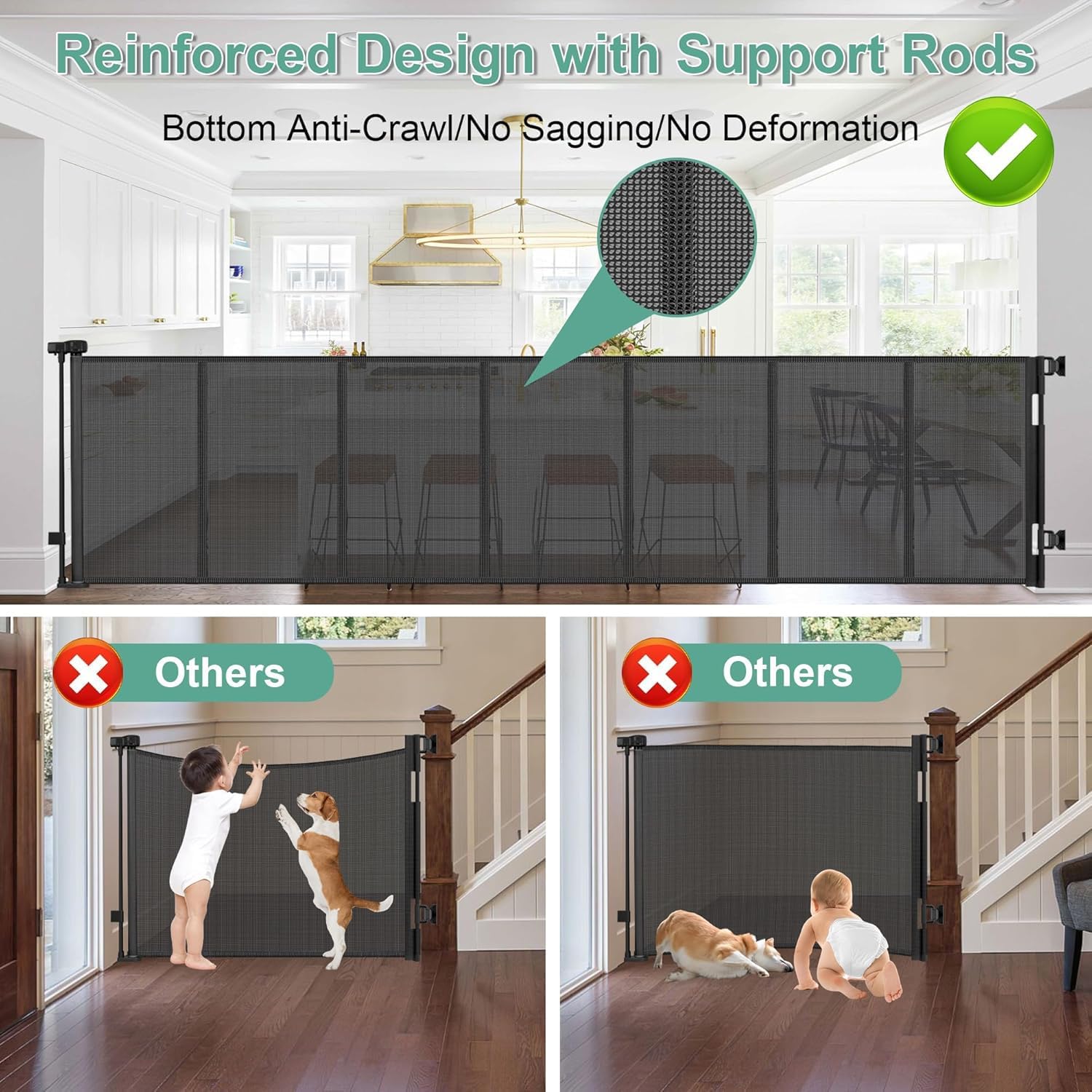 Wzmocniona, wysoka na 37 cali  – Baby Gate Extra Wide recenzja i cena