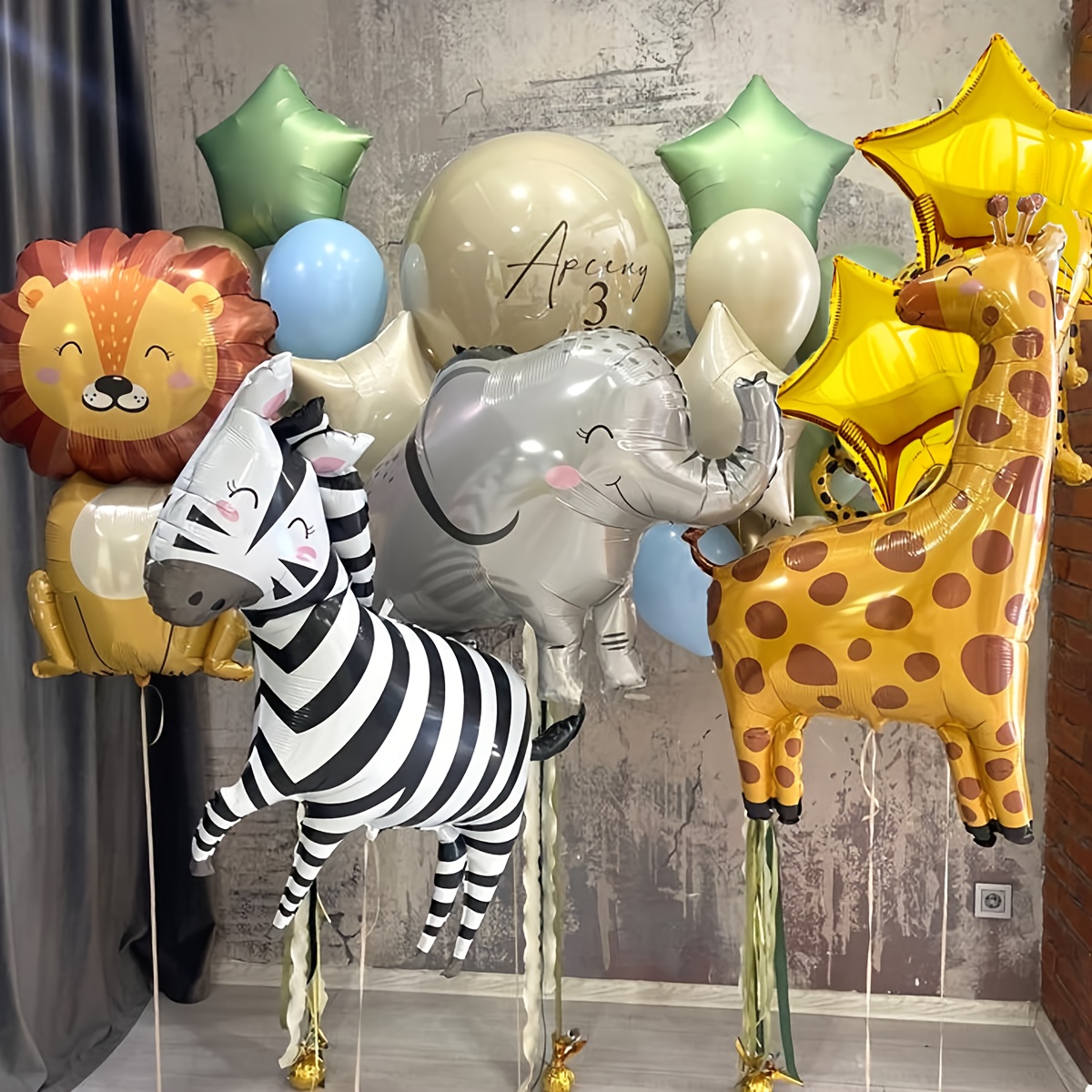 Zestaw 8 balonów foliowych z m – Baby Nursery Jungle Theme recenzja i cena