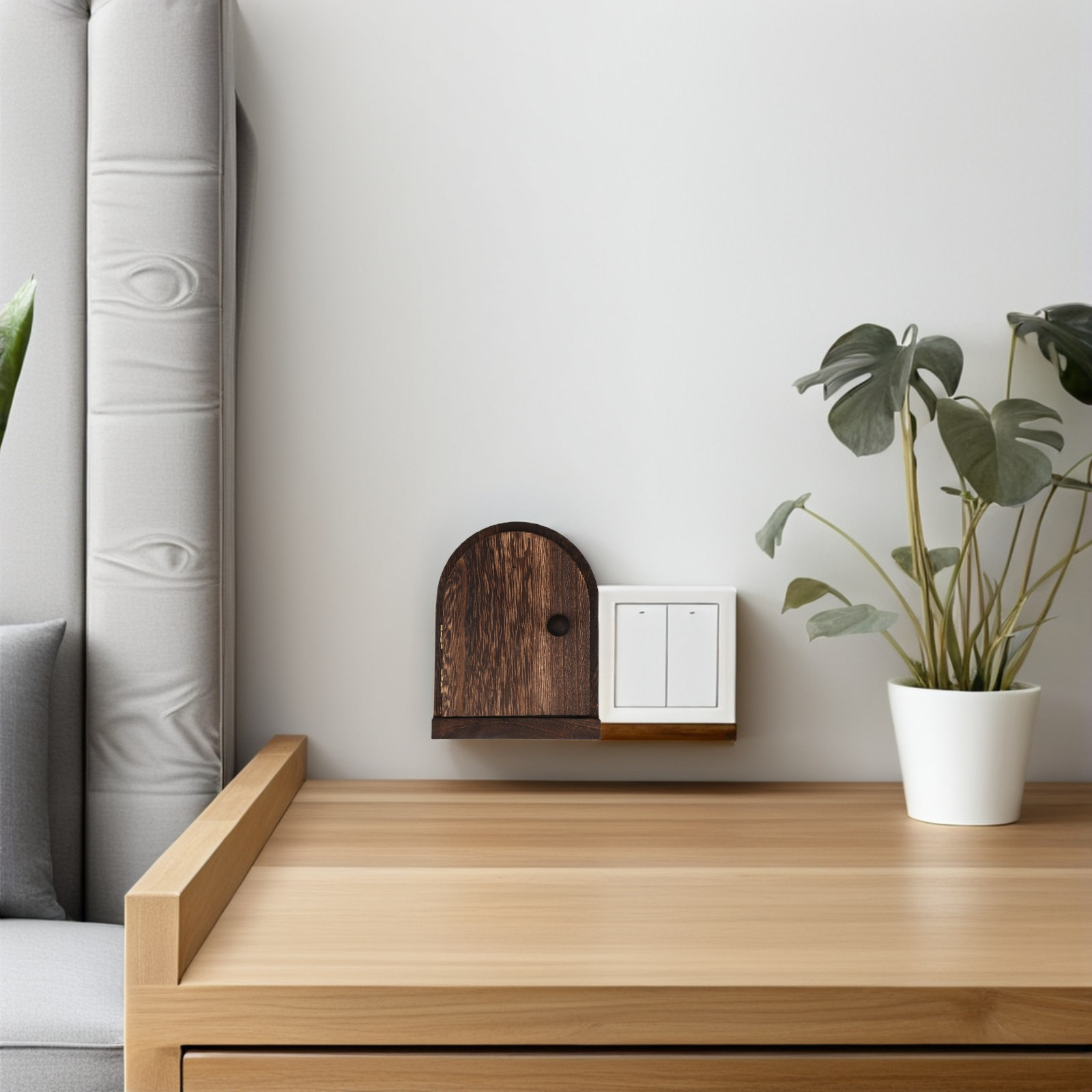 Drewniana osłona na włącznik ś – Outlet Cover Childproof recenzja i cena