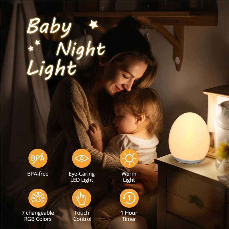AB34 - Lampka nocna LED dla dz – Baby Nursery Hours recenzja i cena