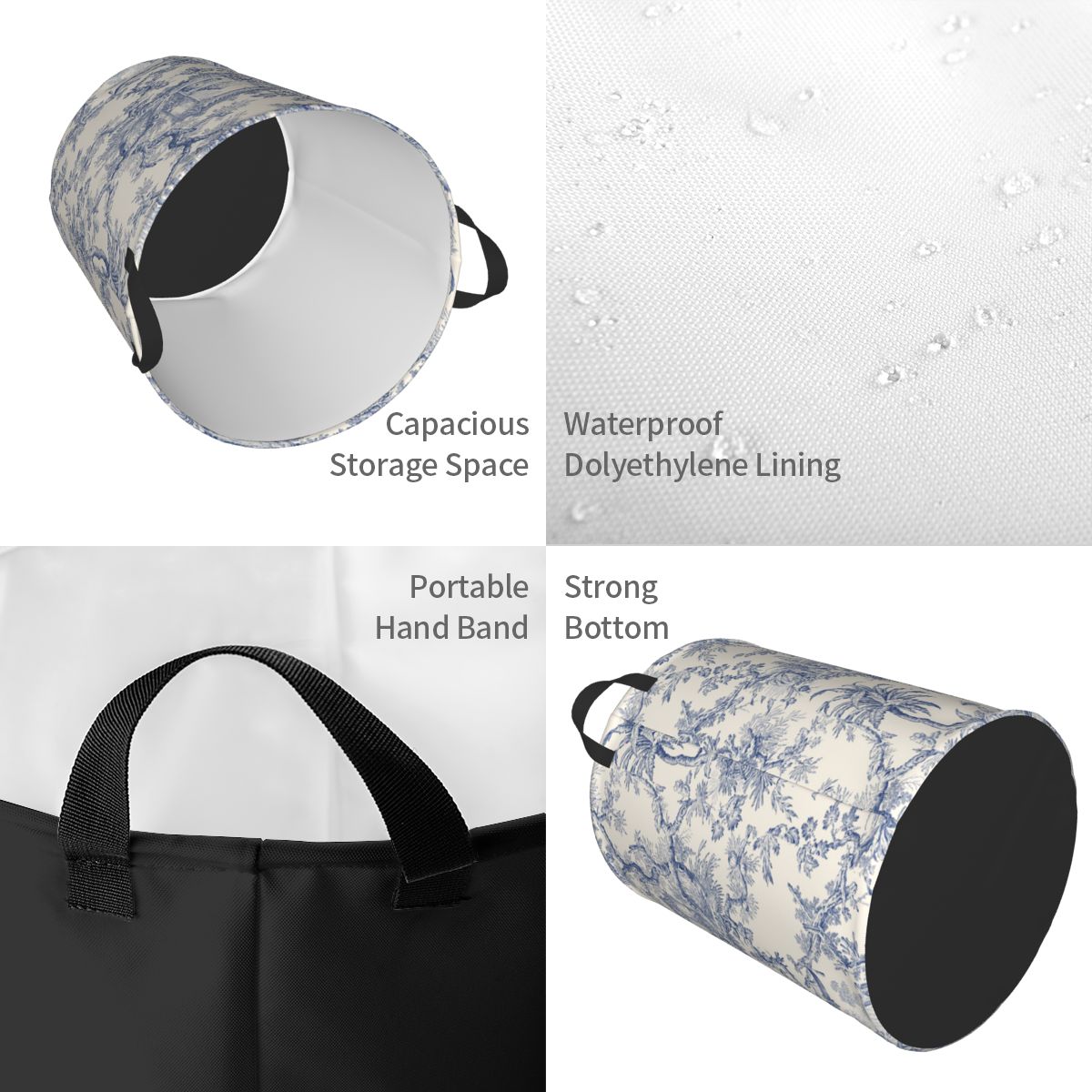 Niestandardowe wzory Toile De  – Laundry Hamper Nursery recenzja i cena
