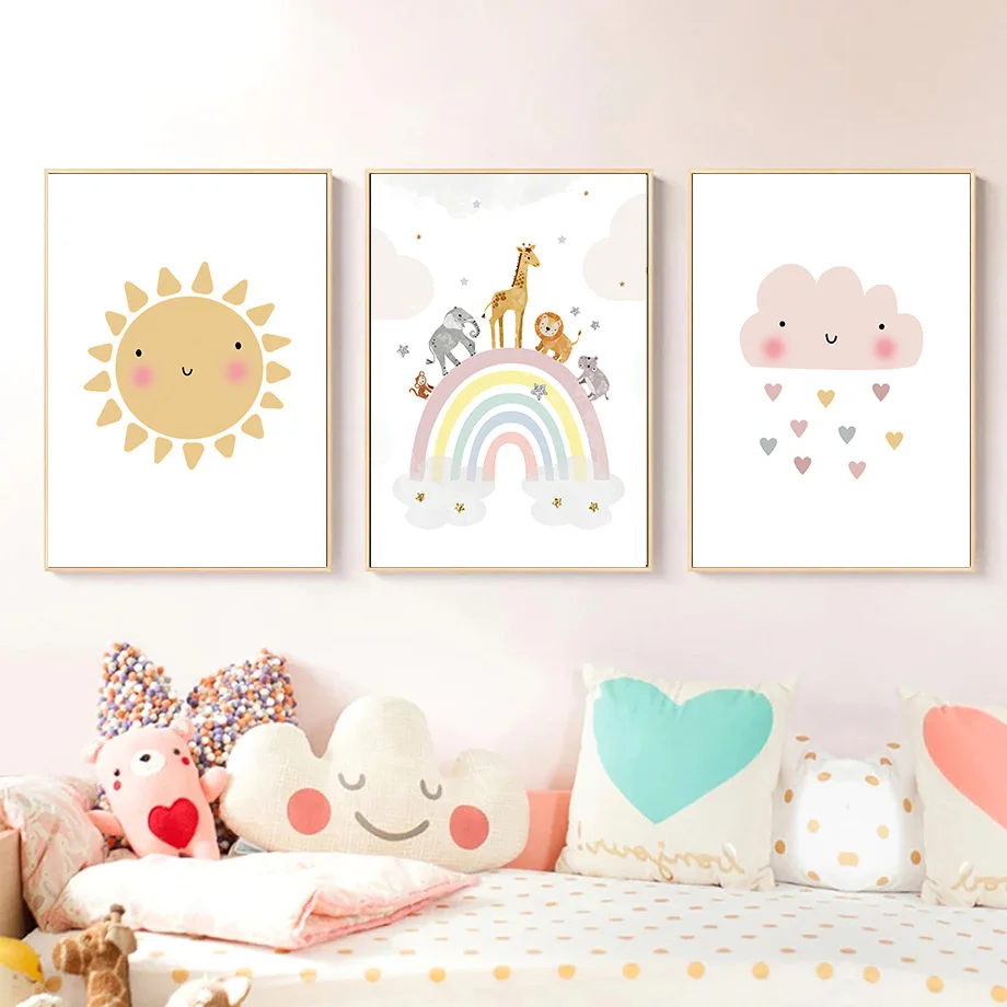 Żyrafa Słoń Balon Słońce Tęcza – Baby Nursery Things recenzja i cena