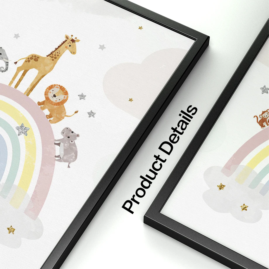Żyrafa Słoń Balon Słońce Tęcza – Baby Nursery Things recenzja i cena