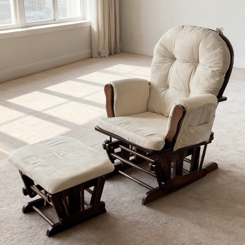 Nowoczesne drewniane krzesło d – Rocking Chair Nursery recenzja i cena