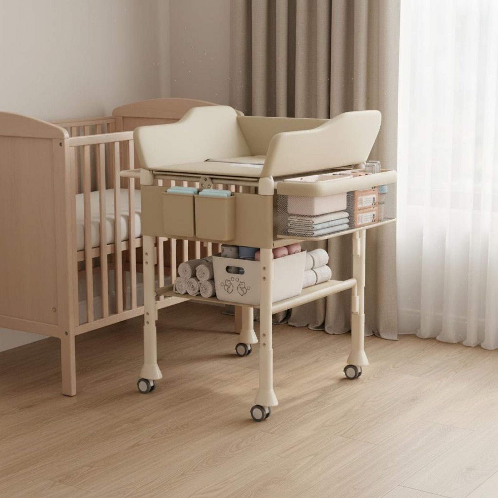 Stolik do kąpieli i przewijani – Baby Nursery Table recenzja i cena