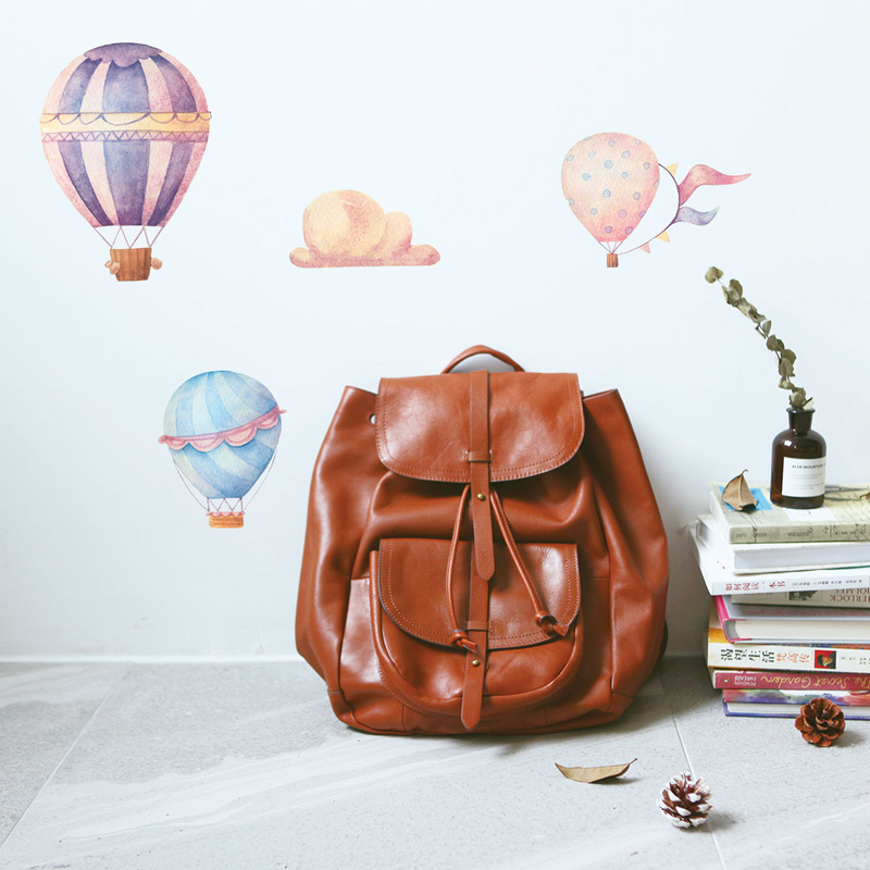 Kreatywna, kolorowa naklejka ś – Baby Nursery Hot Air Balloon recenzja i cena