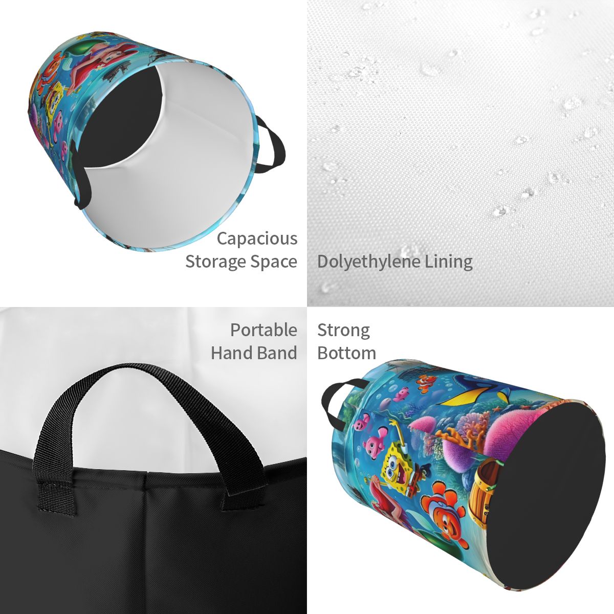 Kosz na pranie Składany Kosz n – Laundry Hamper Nursery recenzja i cena