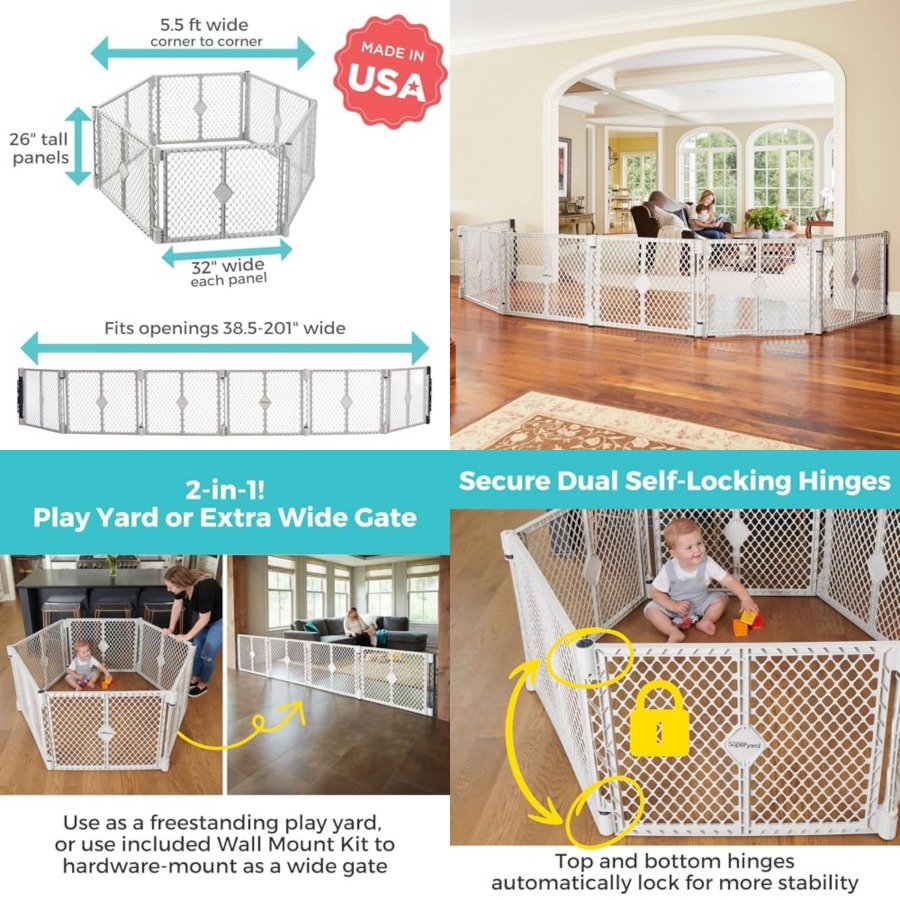 Superyard Duo Extra Wide Baby  – Baby Gate Extra Wide recenzja i cena