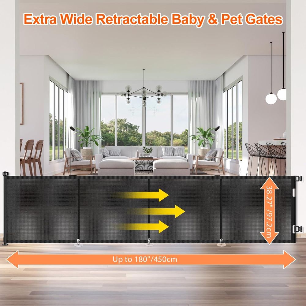 Ulepszone 180-calowe składane  – Baby Gate Extra Wide recenzja i cena
