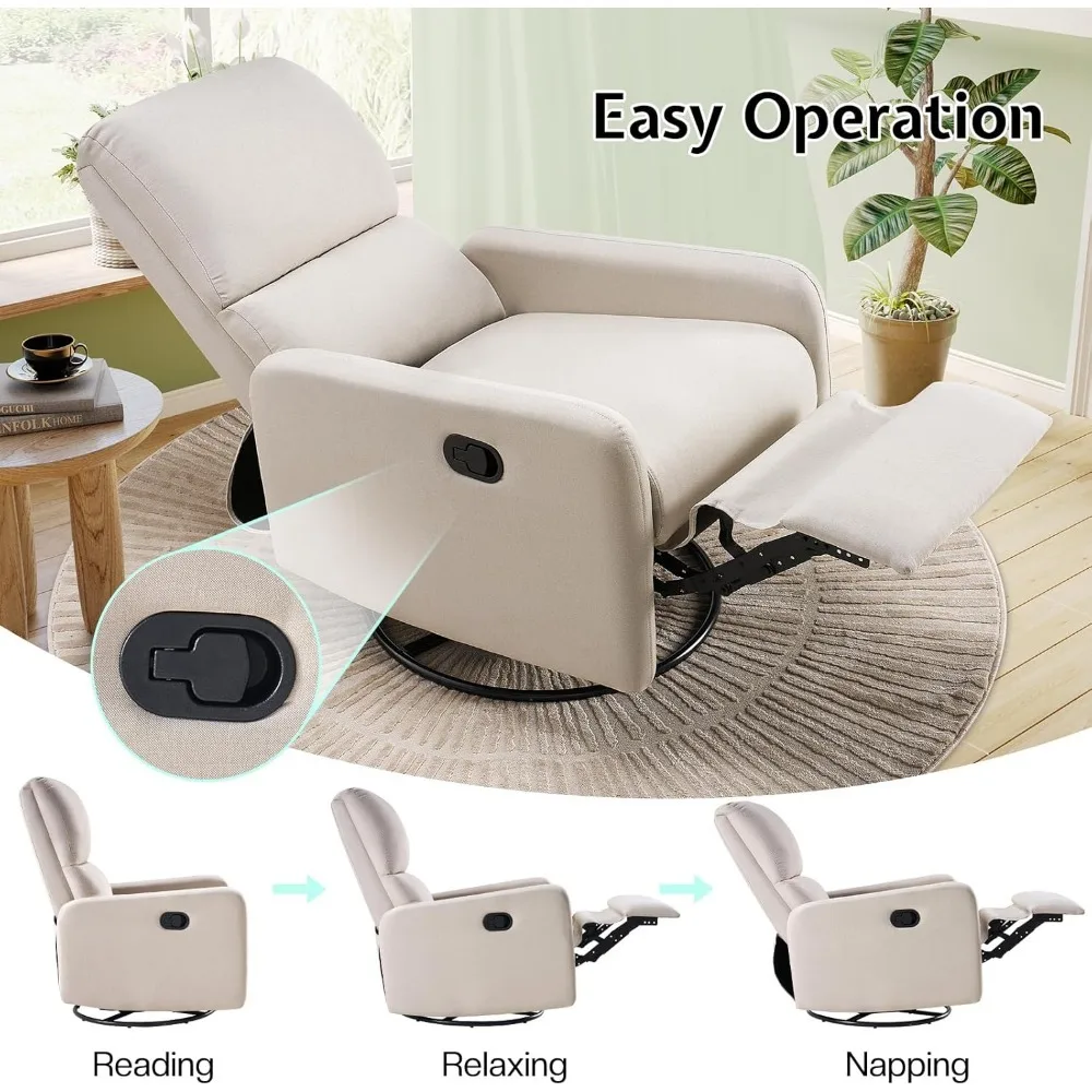 Fotel bujany z wysokim oparcie – Rocking Chair Nursery recenzja i cena