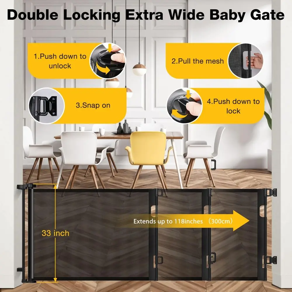 Rozsuwana, bardzo szeroka bram – Baby Gate Extra Wide recenzja i cena