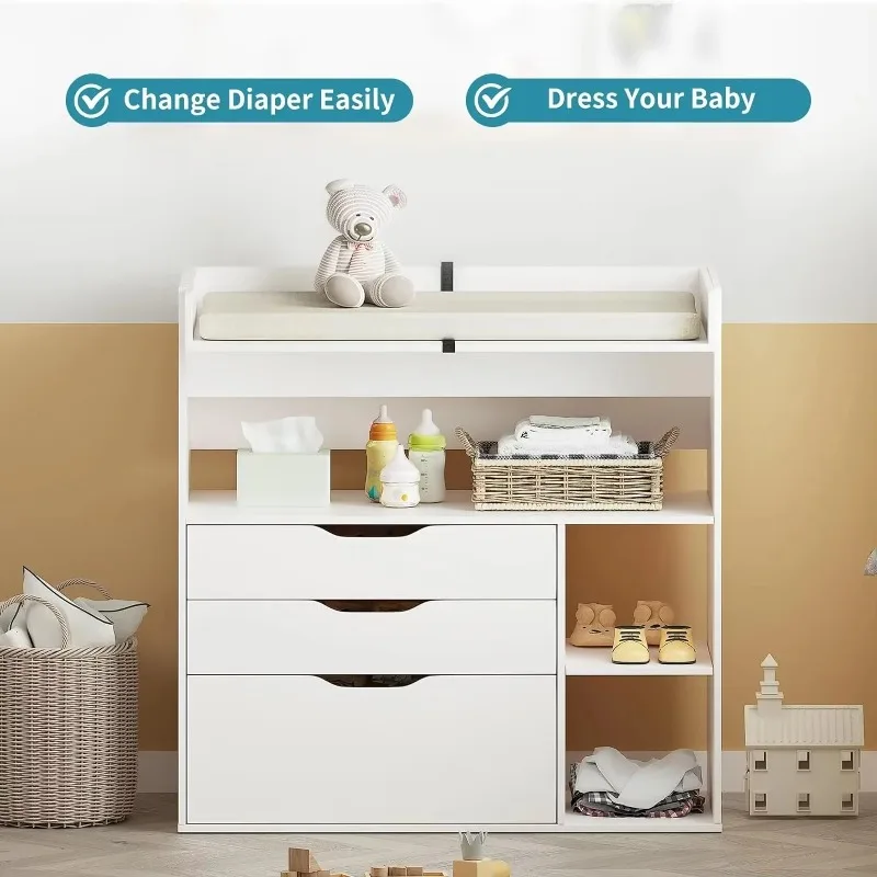 Nowoczesna minimalistyczna prz – Baby Nursery Table recenzja i cena