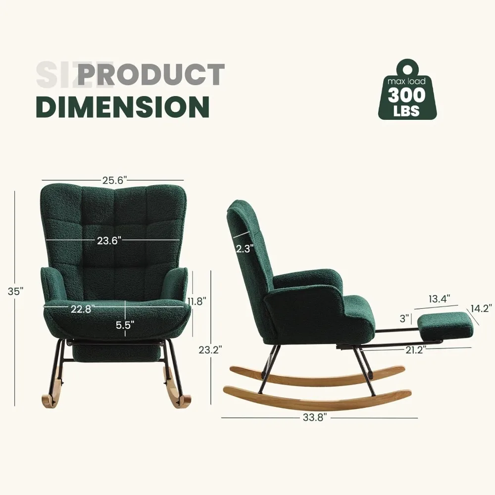 Fotel bujany do pokoju dziecię – Rocking Chair Nursery recenzja i cena