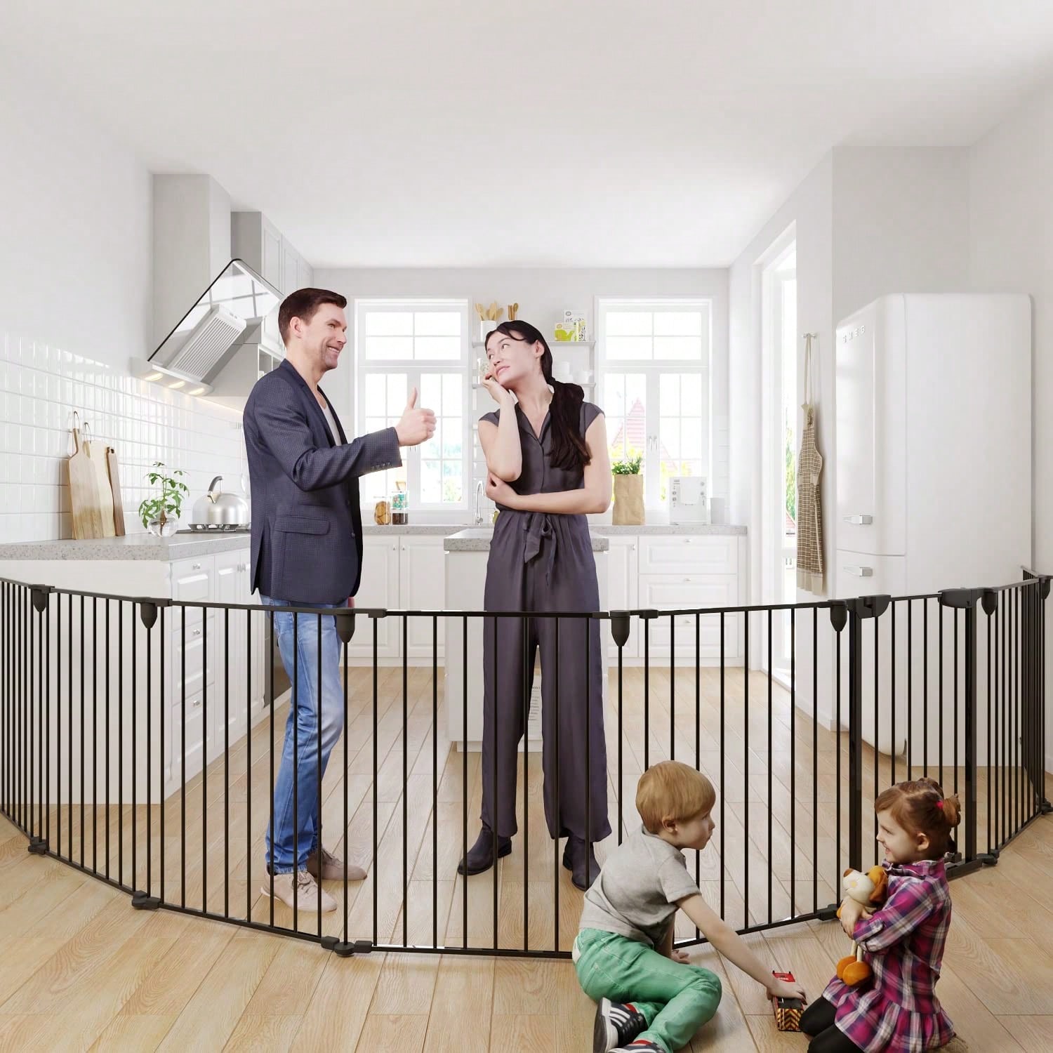 Bardzo szeroka czarna bramka d – Baby Gate Extra Wide recenzja i cena