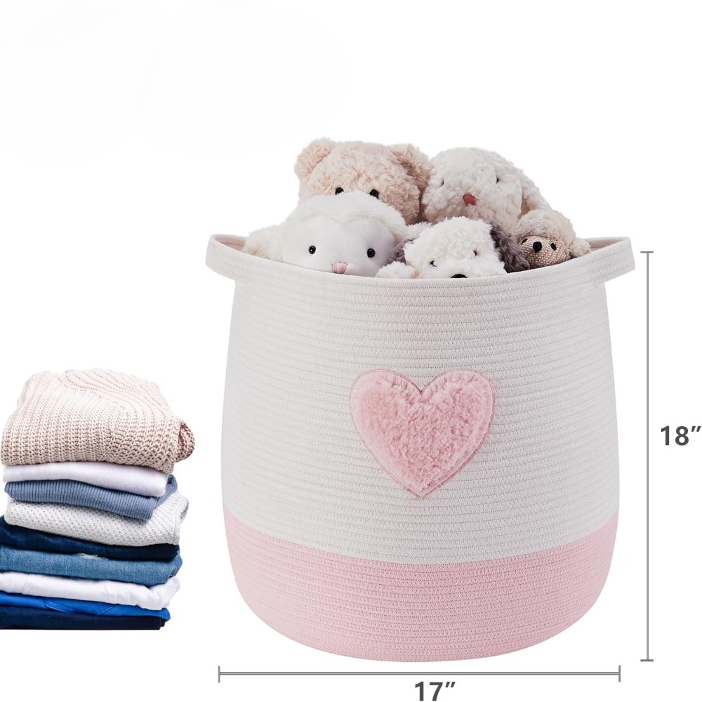 Różowy Kosz na Pranie dla Dzie – Laundry Hamper Nursery recenzja i cena