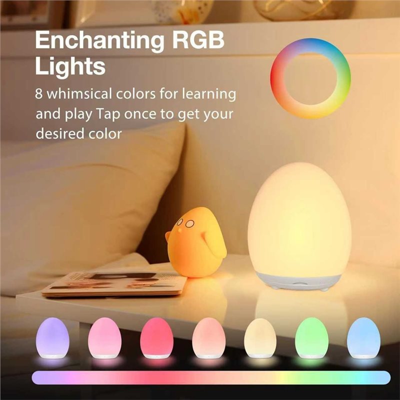 WORTHOWN-Egg Light Lampka nocn – Baby Nursery Hours recenzja i cena