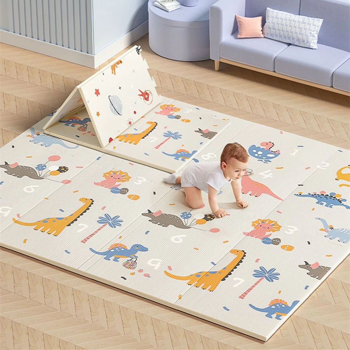 Składany dywan dla dzieci Mata – Baby Nursery Games recenzja i cena