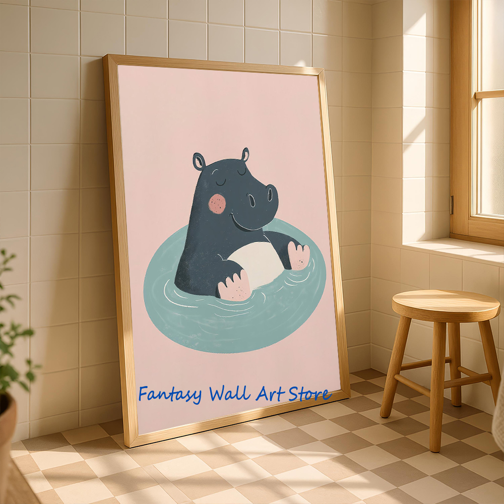 Plakat na płótnie do pokoju dz – Baby Nursery Animal Prints recenzja i cena