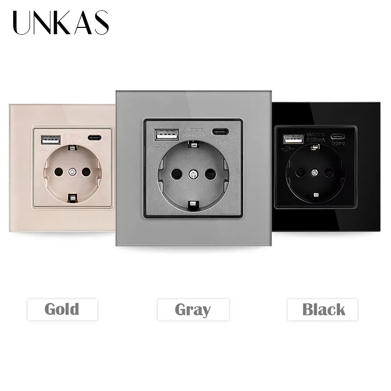 UNKAS Type-C USB Panel ze szkł – Outlet Cover Childproof recenzja i cena