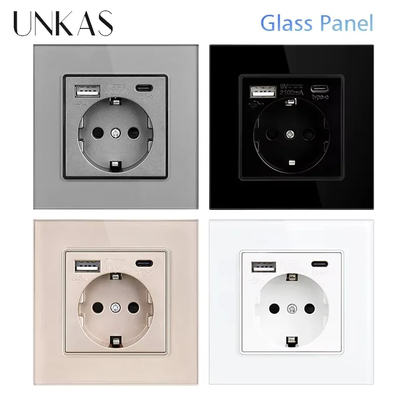 UNKAS Type-C USB Panel ze szkł – Outlet Cover Childproof recenzja i cena