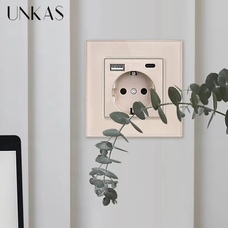 UNKAS Type-C USB Panel ze szkł – Outlet Cover Childproof recenzja i cena