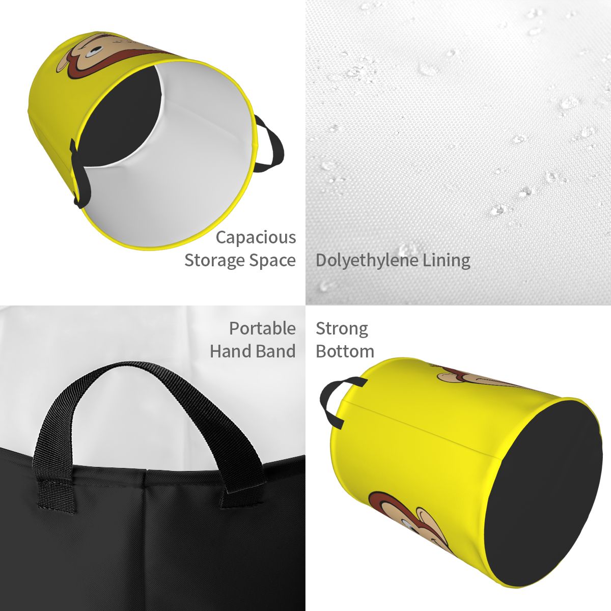 Kosz na pranie z motywem kresk – Laundry Hamper Nursery recenzja i cena