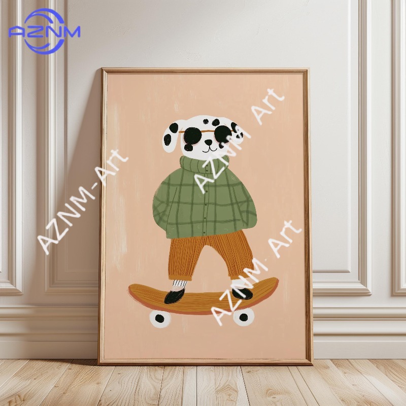 1 szt. Zabawny plakat ze zwier – Baby Nursery Animal Prints recenzja i cena