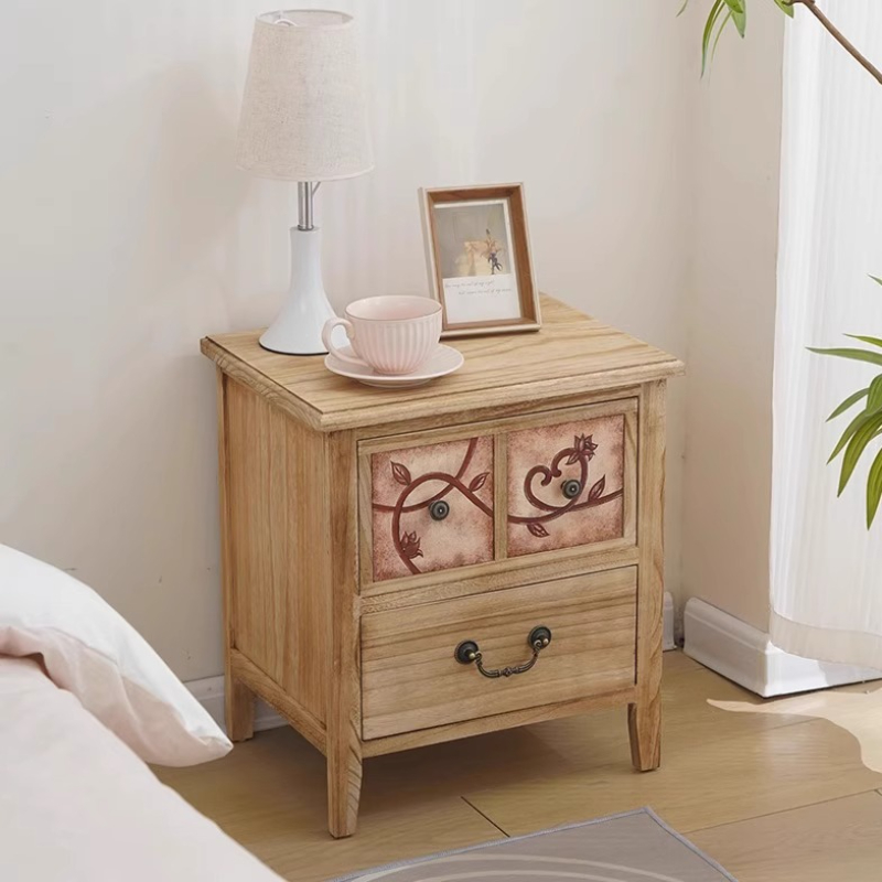 Stolik nocny z naturalnego dre – Baby Nursery Table recenzja i cena